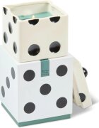 Paddywax Lucky Dice Misted Lime dišeča sveča iz keramike 283 g