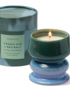Paddywax Melt Fresh Air & Sea Salt dišeča sveča iz keramike 240 g