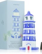 Paddywax Painted Ceramic House Connecticut Lighthouse darilni set