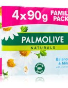 Palmolive Naturals Chamomile trdo milo s kamilico 4x90 g