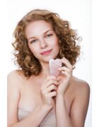PALSAR7 Guasha Rose Quartz pripomoček za masažo Guasha iz roževca 1 kos