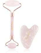 PALSAR7 Massage Roller and Guasha Rose Quartz valjček za masažo za obraz in pripomoček za masažo