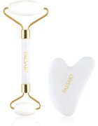 PALSAR7 Massage Roller and Guasha White Jade valjček za masažo za obraz in pripomoček za masažo