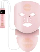 PALSAR7 Photon LED mask Pink Cloud negovalna maska LED za obraz in dekolte 1 kos