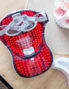 PALSAR7 Professional LED Mask White Gold lepotna LED-maska za obraz in vrat darilna škatljica 1 kos