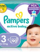 Pampers Active Baby Size 3 plenice za enkratno uporabo 6-10 kg 90 kos