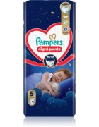 Pampers Night Pants Size 5 hlačne plenice za enkratno uporabo za noč 11-17 kg 46 kos