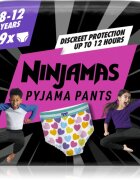Pampers Ninjamas Pyjama Pants hlačne plenice za pižamo 27-43 kg Hearts 9 kos