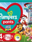 Pampers Pants Paw Patrol Size 4 hlačne plenice za enkratno uporabo 9-15 kg 72 kos