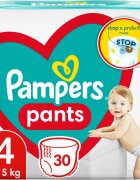 Pampers Pants Size 4 hlačne plenice za enkratno uporabo 9 – 15 kg 30 kos