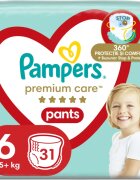 Pampers Premium Care Pants Size 6 hlačne plenice za enkratno uporabo 13 - 19 kg 31 kos