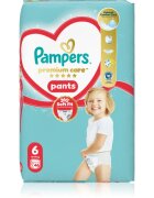 Pampers Premium Care Pants Size 6 hlačne plenice za enkratno uporabo 13-19 kg 46 kos