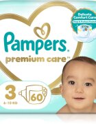 Pampers Premium Care Size 3 plenice za enkratno uporabo 6-10 kg 60 kos