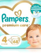 Pampers Premium Care Size 4 plenice za enkratno uporabo 9-14 kg 68 kg