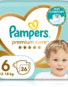 Pampers Premium Care Size 6 plenice za enkratno uporabo 13-18 kg 26 kos