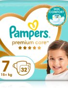 Pampers Premium Care Size 7 plenice za enkratno uporabo 15+ kg 32 kos
