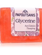 PAPOUTSANIS Glycerine Red trdo milo za telo 125 g
