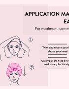 Parsa Beauty Satin Cap satenasti turban 1 kos
