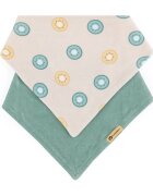 Petite&Mars Bandana Luke 3m+ slinček Beige Kiwis&Misty Green 1 kos
