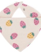 Petite&Mars Bandana Luke 3m+ slinček Beige Strawberies&Dusty Rose 2 kos