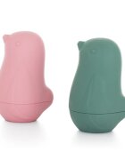 Petite&Mars Love Birds igrača za v vodo 6 m+ Rose Green 2 kos