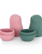 Petite&Mars Love Birds igrača za v vodo 6 m+ Rose Green 2 kos