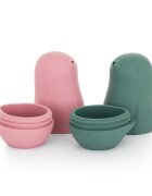 Petite&Mars Love Birds igrača za v vodo 6 m+ Rose Green 2 kos