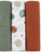 Petite&Mars Moussy plenice iz blaga Celestial Planets 68 x 68 cm 3 kos