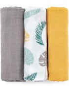 Petite&Mars Moussy plenice iz blaga Ochre Leaves 68 x 68 cm 3 kos