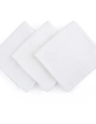 Petite&Mars Moussy plenice iz blaga Total White 68 x 68 cm 3 kos