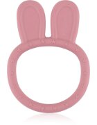 Petite&Mars Silicone teether Bunny 0m+ grizalo Dusty Rose 1 kos