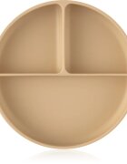 Petite&Mars Take&Match 6m+ deljeni krožnik okrogla Desert Sand 1 kos