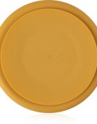Petite&Mars Take&Match 6m+ deljeni krožnik okrogla Intense Ochre 1 kos