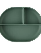 Petite&Mars Take&Match 6m+ deljeni krožnik s priseskom Misty Green 1 kos