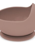 Petite&Mars Take&Match Silicone Bowl skledica s priseskom Velvet Latte 6m+ 1 kos