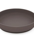 Petite&Mars Take&Match Silicone Plate krožnik s priseskom Bitter Cocoa 6m+ 1 kos