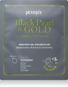 Petitfée Black Pearl & Gold intenzivna hidrogelna maska z 24-karatnim zlatom 32 g