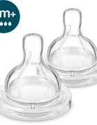 Philips Avent Anti-colic SCY764/02 cucelj za stekleničko proti kolikam 6 m+ Fast Flow 2 kos