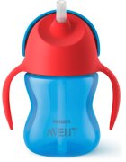 Philips Avent Bendy Straw SCF796/01 9m+ skodelica z gibljivo slamico Blue 200 ml