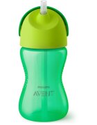 Philips Avent Bendy Straw SCF798/01 12m+ skodelica z gibljivo slamico Green 300 ml