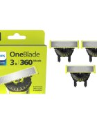 Philips OneBlade 360 QP430/50 nadomestne britvice for OneBlade 3 kos