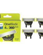 Philips OneBlade 360 QP440/50 nadomestne britvice for OneBlade 4 kos
