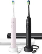 Philips Sonicare 3100 HX4072/42 sonična električna zobna ščetka DUO paket Pink & Black 1 kos