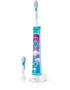 Philips Sonicare For Kids HX6322/04 sonična električna zobna ščetka za otroke z Bluetooth povezavo Aqua 1 kos