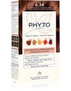 Phyto Color barva za lase brez amoniaka odtenek 6.34 Intense Dark Copper Blonde 1 kos