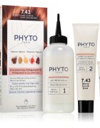 Phyto Color barva za lase brez amoniaka odtenek 7.43 Copper Golden Blonde 1 kos