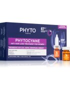 Phyto cyane Anti-Hair Loss Treatment For Women ciljna nega proti izpadanju las za ženske 12x5 ml