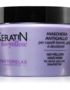 Phytorelax Laboratories Keratin No-Yellow maska proti rumenim tonom za blond in sive lase 250 ml
