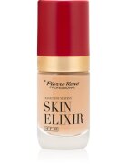 Pierre René Skin Elixir žametni tekoči puder SPF 30 odtenek no. 04 Warm Nude 25 ml
