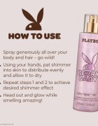 Playboy Berry Baby pršilo za telo z bleščicami za ženske 250 ml